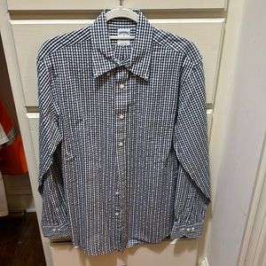 Men’s brooks brothers blue check button down